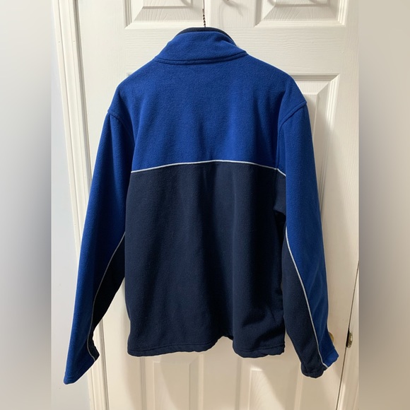 Vintage Old Navy Blue Fleece Zip Up Size L - Picture 5 of 5